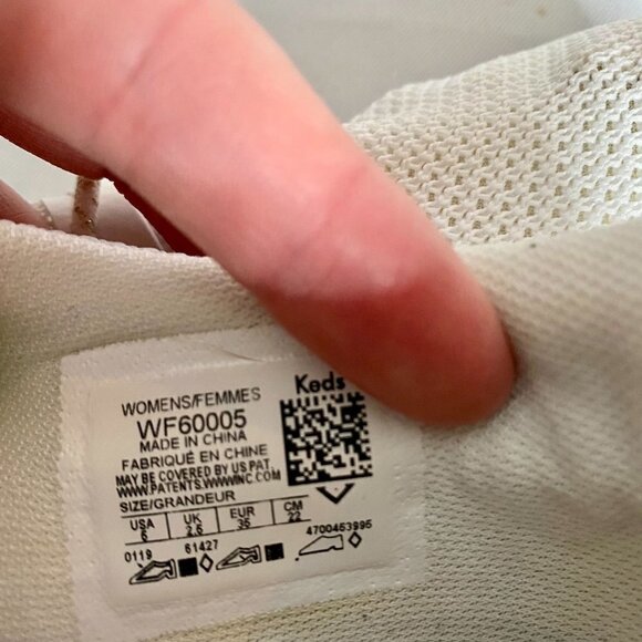 Keds Studio Flare Mesh Sneaker White Gold 5 - Picture 3 of 9